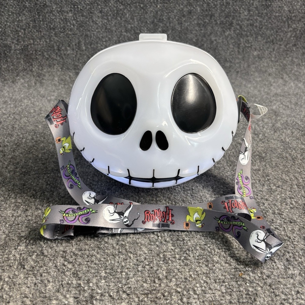 Disney Park Jack Skellington Nightmare Before Christmas Light Up Popcorn Bucket
